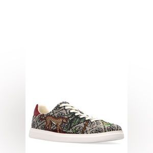 Tory Burch Jacquard Howell Embroidered Court Sneakers